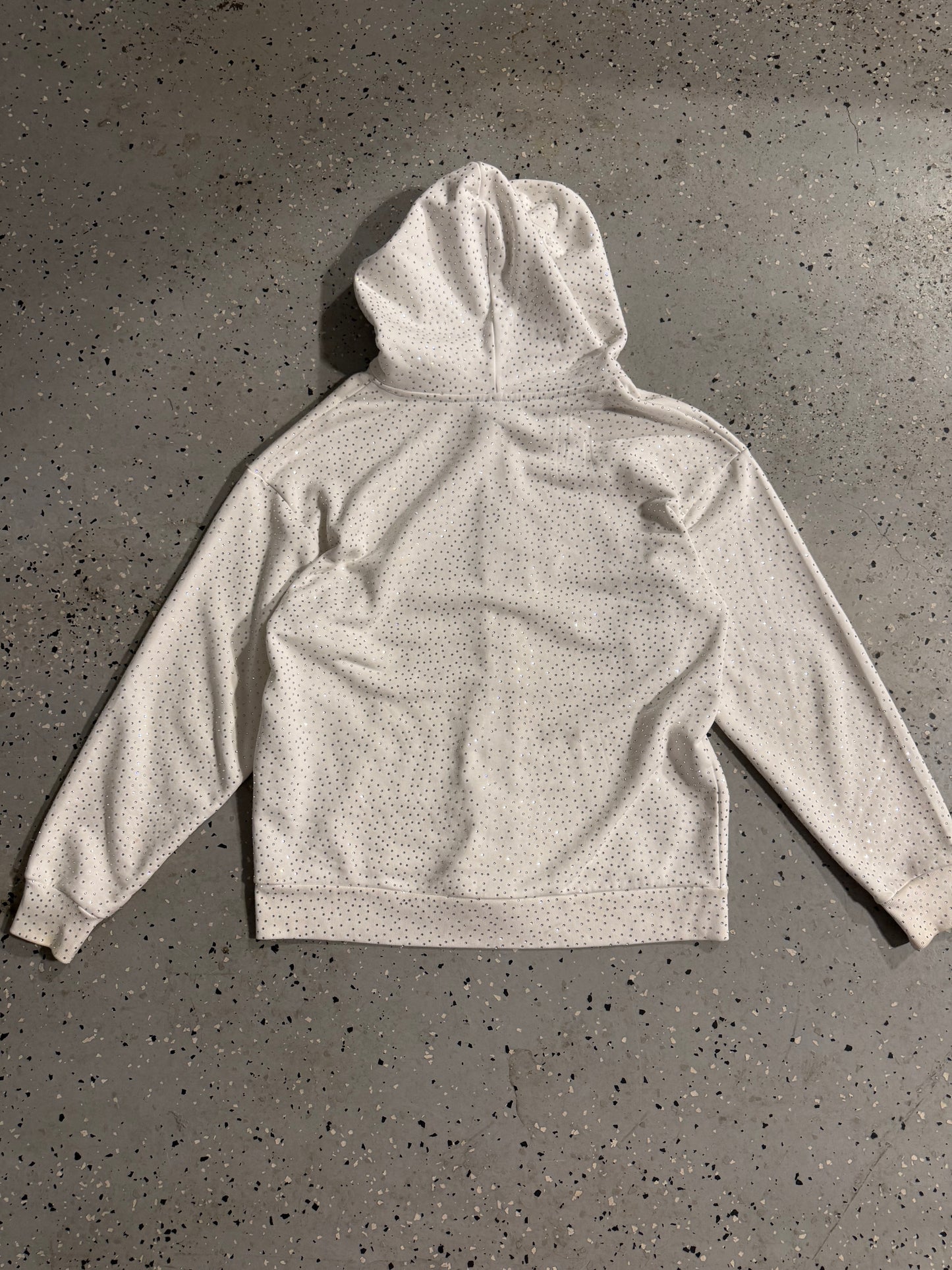 Balenciaga Crystal Embossed Zip-up