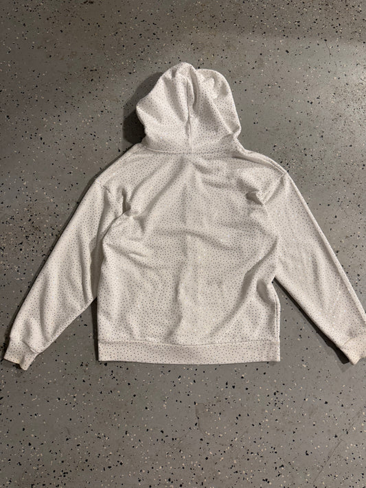 Balenciaga Crystal Embossed Zip-up