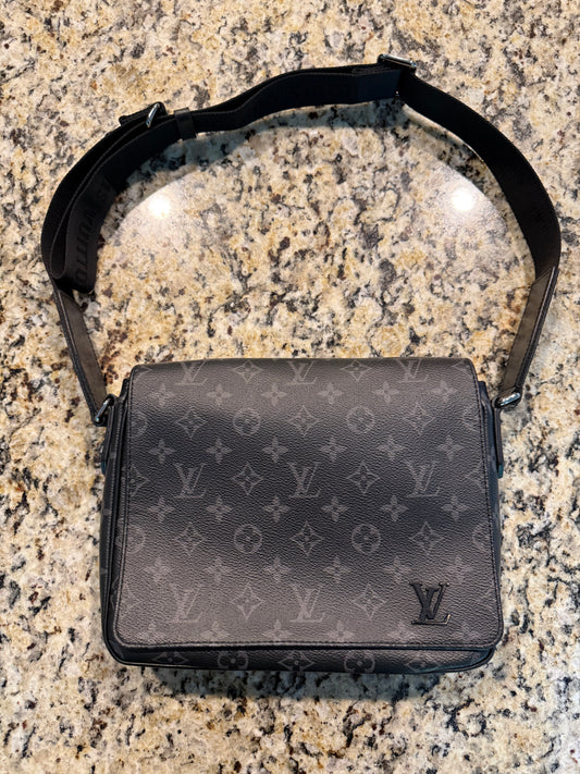 Louis Vuitton District PM Monogram Eclipse Messenger Bag